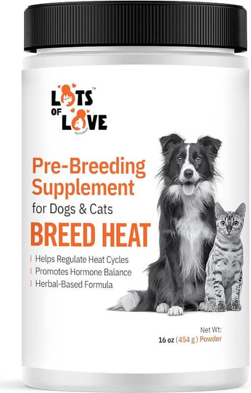 Breed Heat - Breeding  Reproductive Supplement for Dogs  Cats (Formerly Thomas Labs, Same Product) - 16 oz Powder