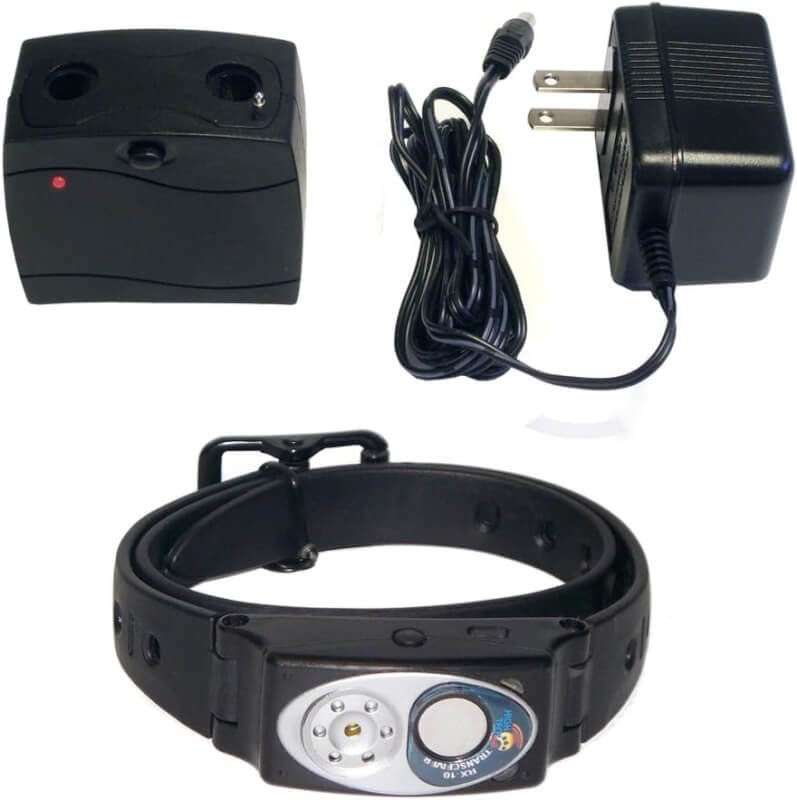 High Tech Pet Humane Contain RX-10KIT Multi-function Collar with Charger and AC Adapter for X-10 Dog Fence System