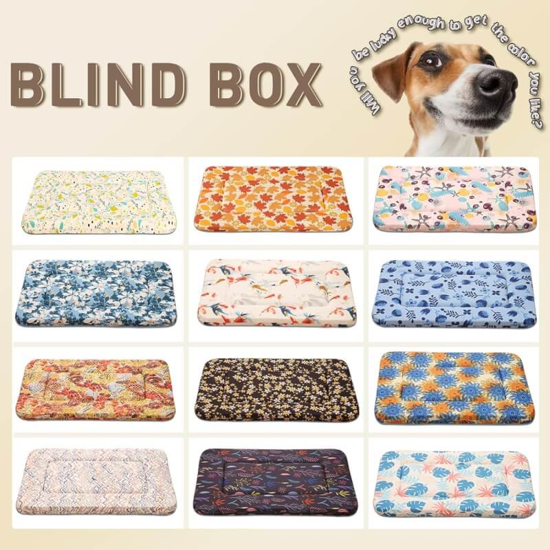 Magic Dog Random Color X-Small Dog Bed Dog Crate Bed Crate Pad Super Soft Pancake Style Dog Bed Mat for X-Small Dogs, Ideal for Pet Beds Machine Wash and Dryer Friendly, 22-Inch