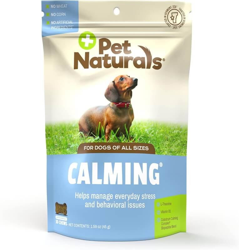 Pet Naturals Calming Chews for Cats, 30 Chews - Behavioral Support and Anxiety Relief for Travel, Boarding, Vet Visits and High Stress Situations