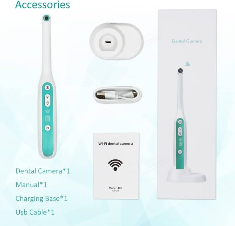 PROTECTOR WiFi Oral Camera with LED Light Used for Oral Inspection of Individuals and Pets