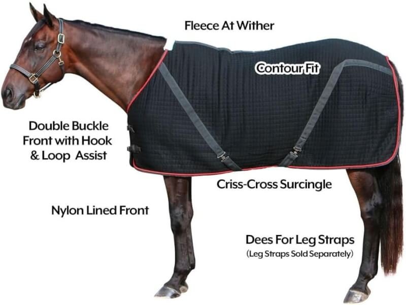 Dura-Tech Ashby Thermal Rug Horse Stable Sheet | Versatile Equestrian Essential | Rapid Moisture Wicking | Multi-Functional | Comfortable Fleece at Wither
