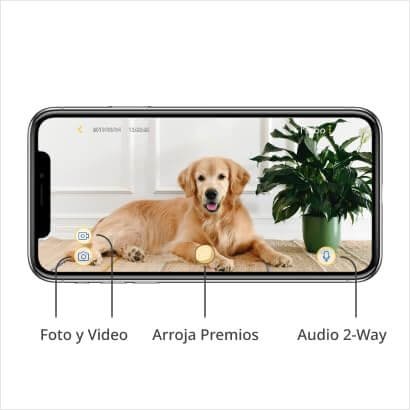 Furbo Dog Camera: Treat Tossing, Full HD Wifi Pet Camera and 2-Way Audio, Designed for Dogs, Compatible with Alexa (As Seen On Ellen)