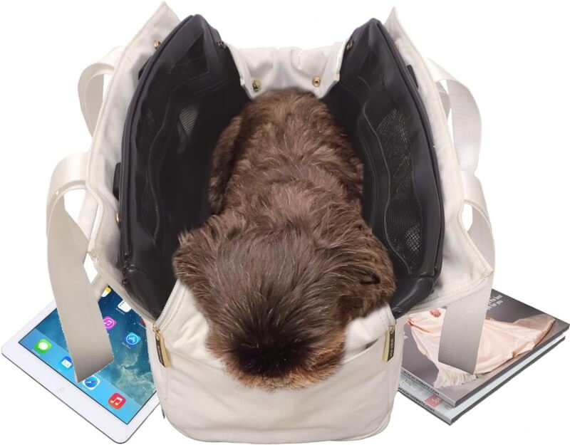 MISO PUP Shell Tote for use Interchangeable Base Pet Carrier (Shell Tote) (Shell Tote ONLY for USE with Base PET Carrier, Timeless Black)