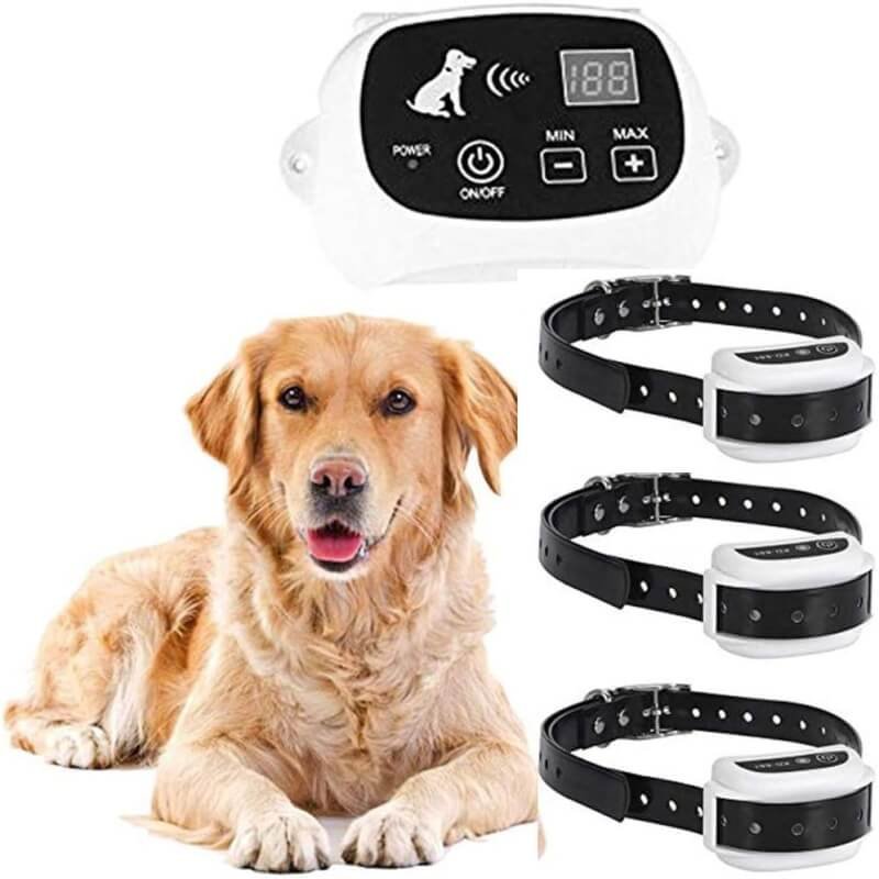 SXDD Wireless Dog Fence Electric Pet Containment System, Suitable for Small, Medium, Big Dogs with Rechargeable Receiver Collar(for1/2/3dogs),fo