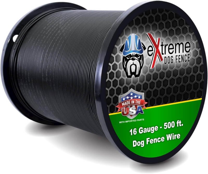 Universally Compatible Underground Fence Cable - 1000 Feet of 16 Gauge Wire for All Models of In-Ground Electric Dog Fence Systems (1 Acre Coverage)