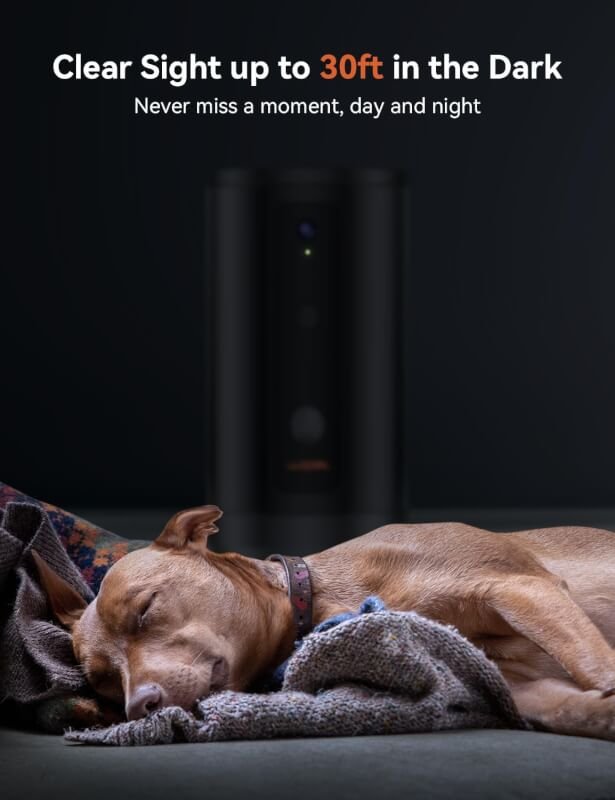 WOPET 300° Dog Camera with Treat Dispenser, [New 2023] 5G WiFi Pet Camera Treat Tossing for Cats and Dogs, 1080P HD with Night Vision, 2-Way Audio for Monitoring Your Pet on Phone app