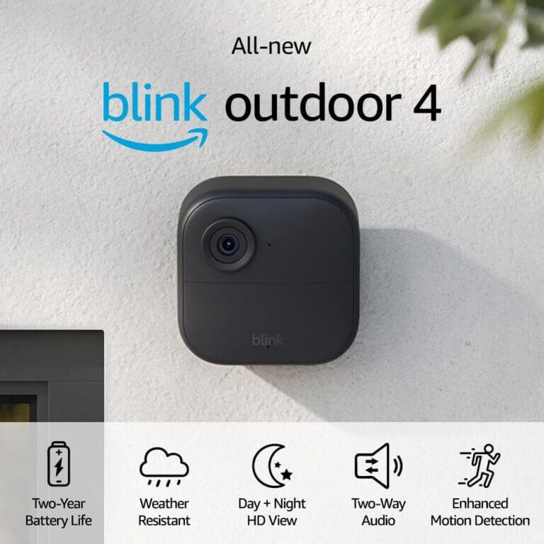 blink outdoor 4 security camera review
