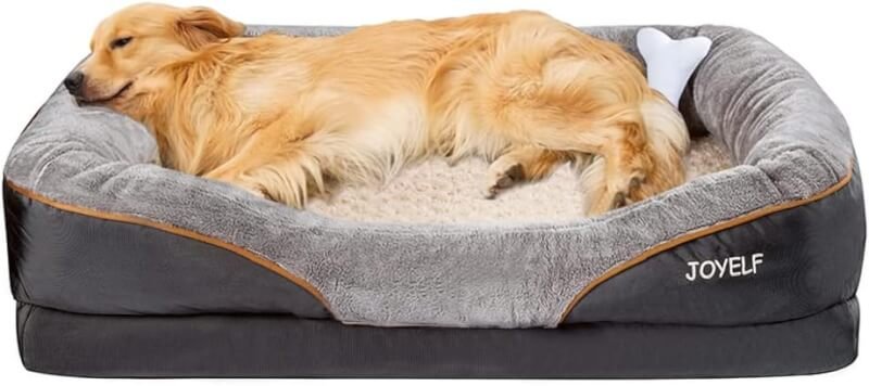 joyelf x large memory foam dog bed review