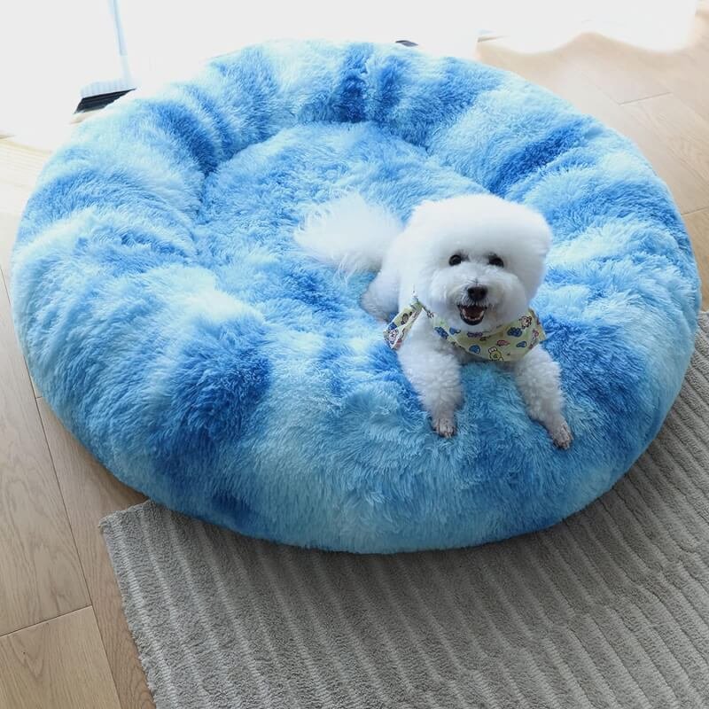 patas lague calming dog bed review