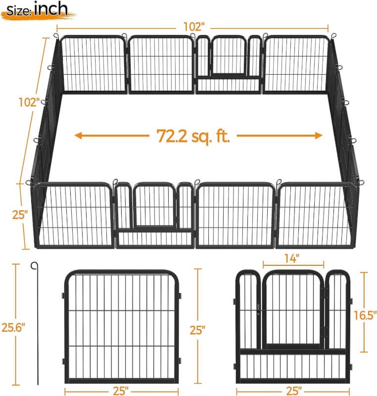 yaheetech dog playpen outdoor review