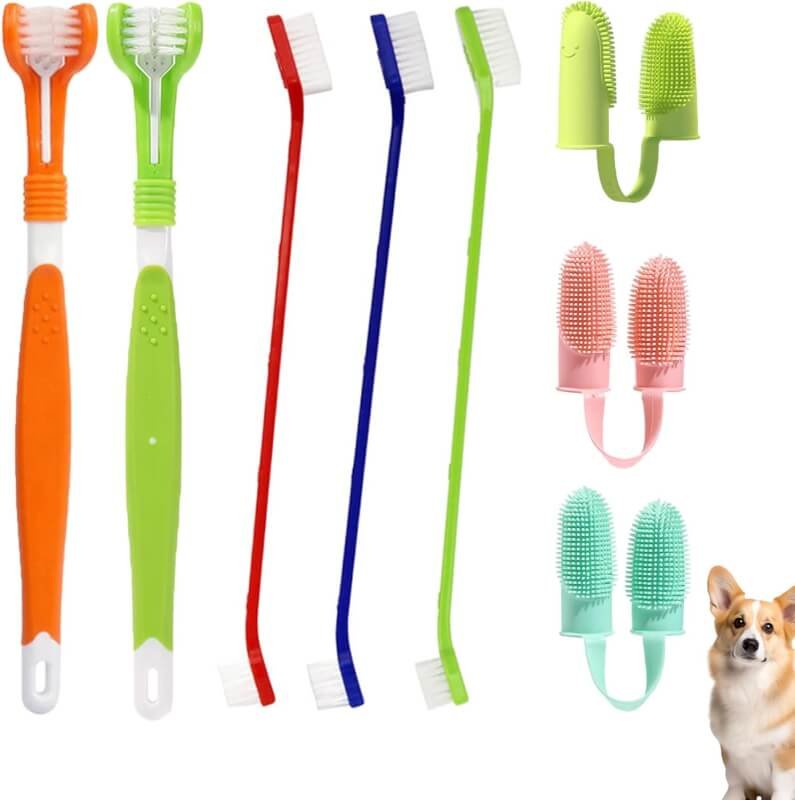 adovoc pet dog toothbrush 8 pack review